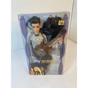 2003 Mattel My Scene River Hanging Out Fashion  boy teen guitar Doll B6696 NEW